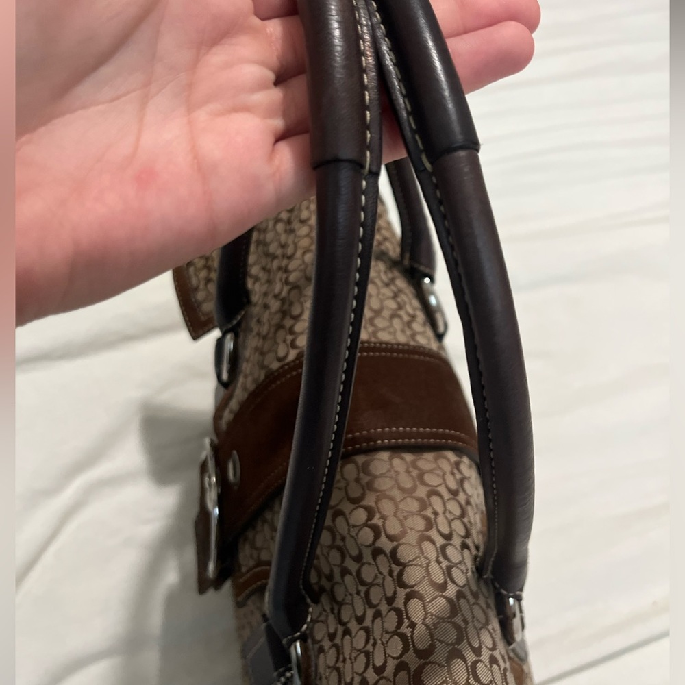 Coach Brown and Tan SoHo Shoulder Bag - Picture 7 of 11
